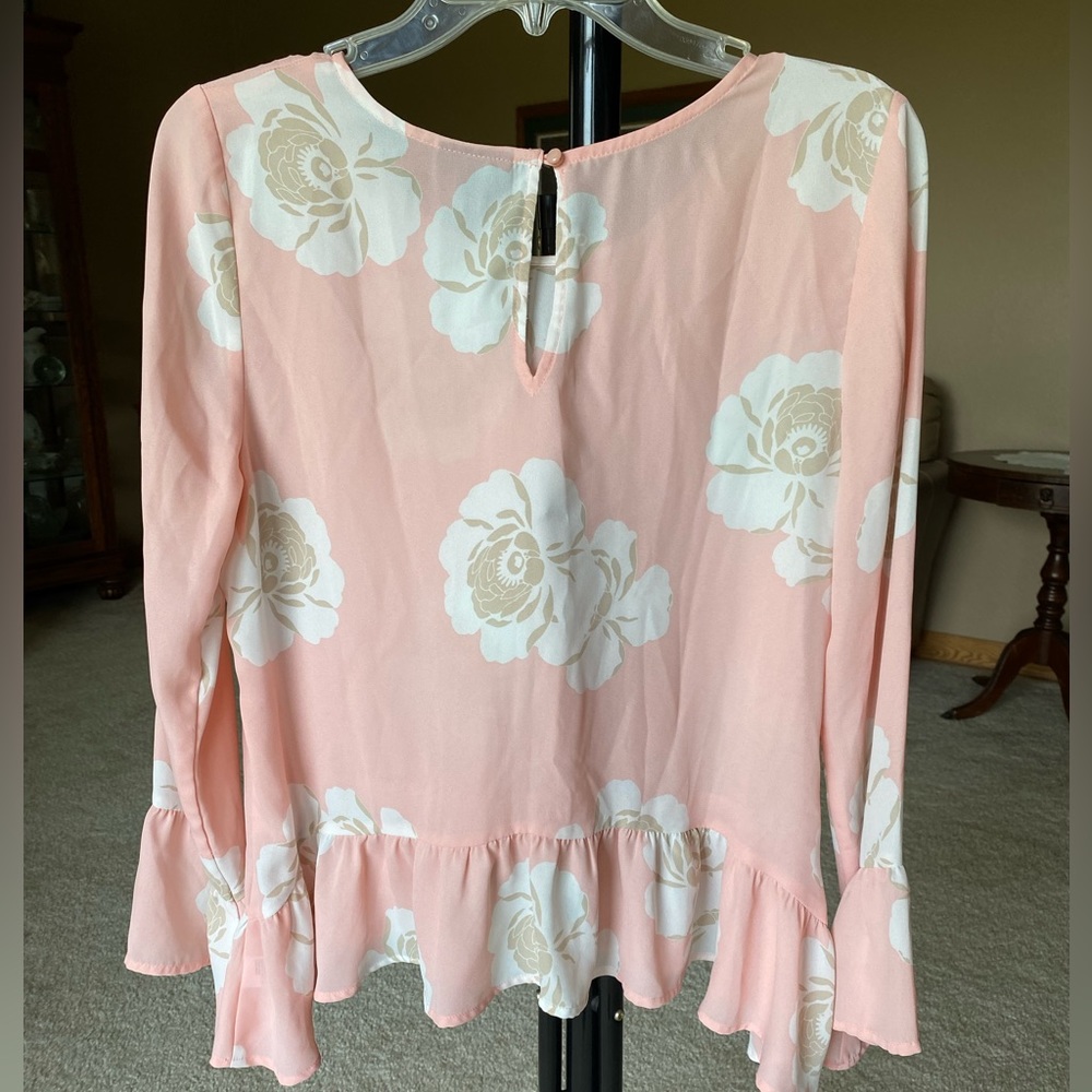 a.n.a. Floral Lightweight Top M - Picture 4 of 8